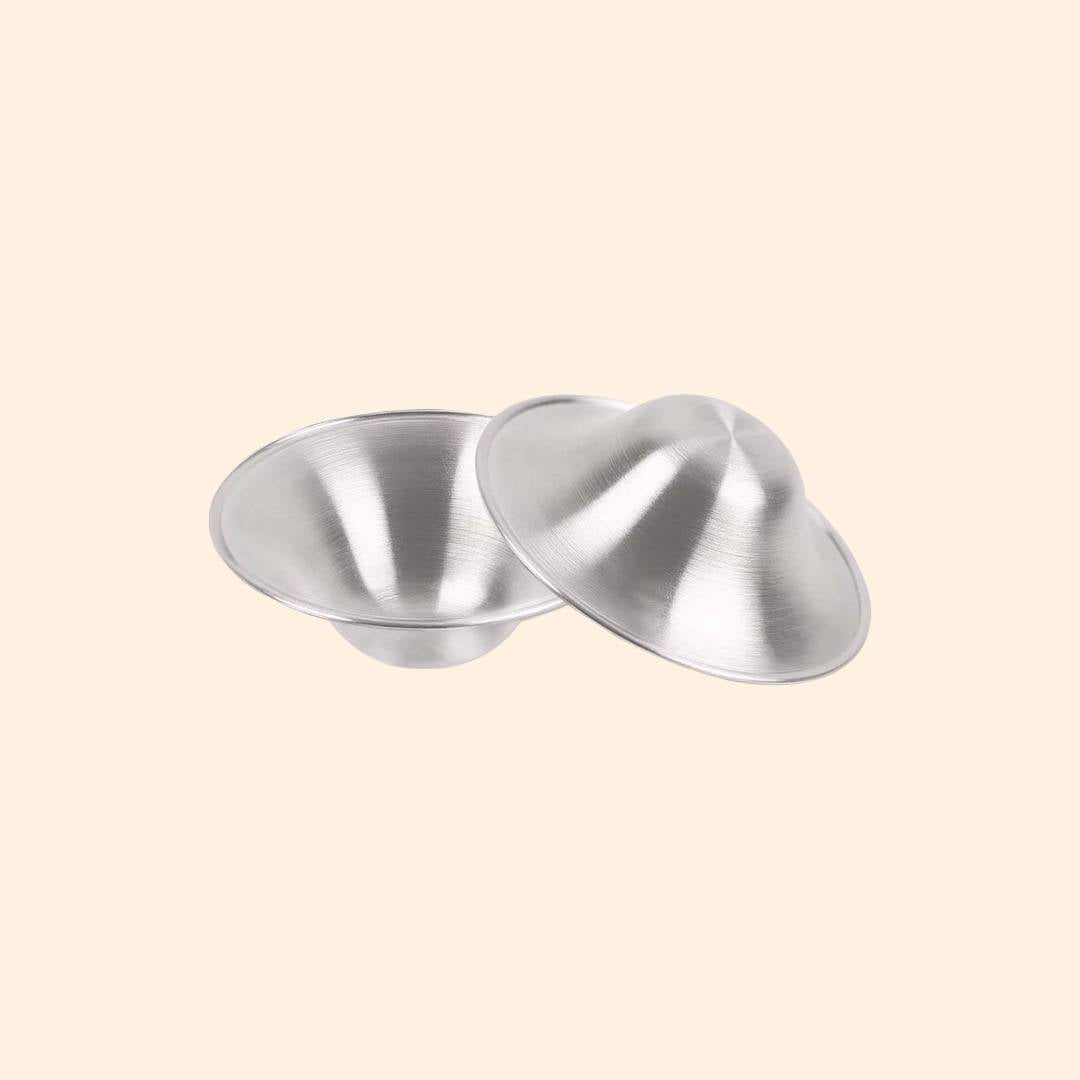 Pure Silver Nipple Cups | 99.9% Silver | Soothing & Protective