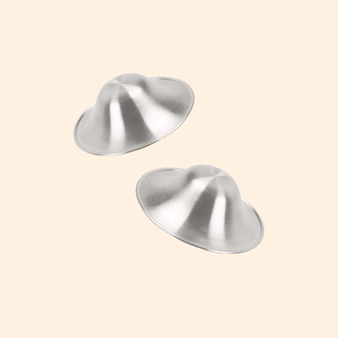 Pure Silver Nipple Cups | 99.9% Silver | Soothing & Protective
